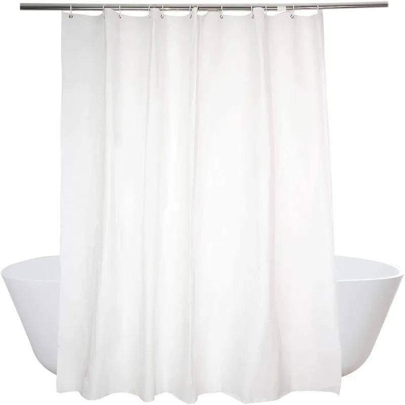 Nordic Style White Bathroom Curtains Waterproof Peva Shower Curtain Thick Solid Color Bathtub Mildew Free Bath Screens With Hook
Nordic Style White Bathroom Curtains Waterproof Peva Shower Curtain Thick Solid Color Bathtub Mildew Free Bath Screens With Hook