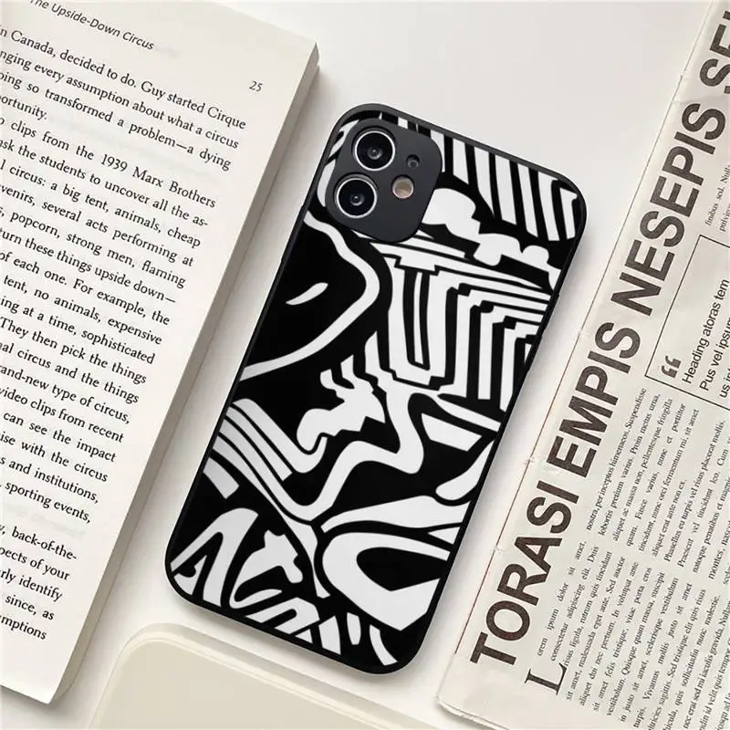 Dazzle Camo black white Phone Case for iPhone 12 11 mini pro XS MAX XR 8 7 6 6S Plus X 5S SE 2020
Dazzle Camo black white Phone Case for iPhone 12 11 mini pro XS MAX XR 8 7 6 6S Plus X 5S SE 2020