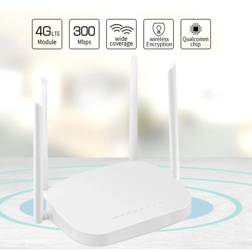 2.4GHZ Router 3G 4G LTE WIFI Router 300Mbps Wireless Router With 4PCS External Antennas For Multiple Operation Modes Support
2.4GHZ Router 3G 4G LTE WIFI Router 300Mbps Wireless Router With 4PCS External Antennas For Multiple Operation Modes Support