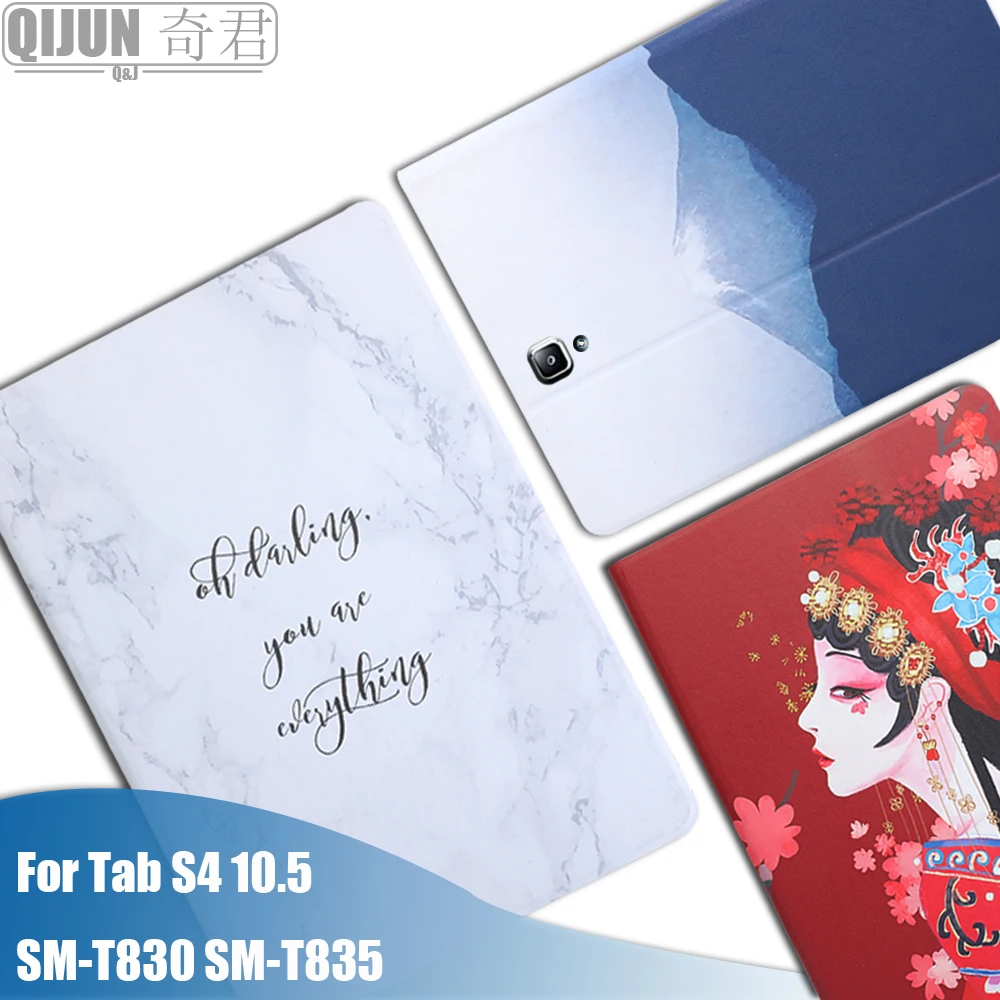 tablet flip case for Samsung Galaxy Tab S4 10.5" protective Stand Cover Silicone soft shell painting funda for SM-T830 SM-T835
tablet flip case for Samsung Galaxy Tab S4 10.5" protective Stand Cover Silicone soft shell painting funda for SM-T830 SM-T835