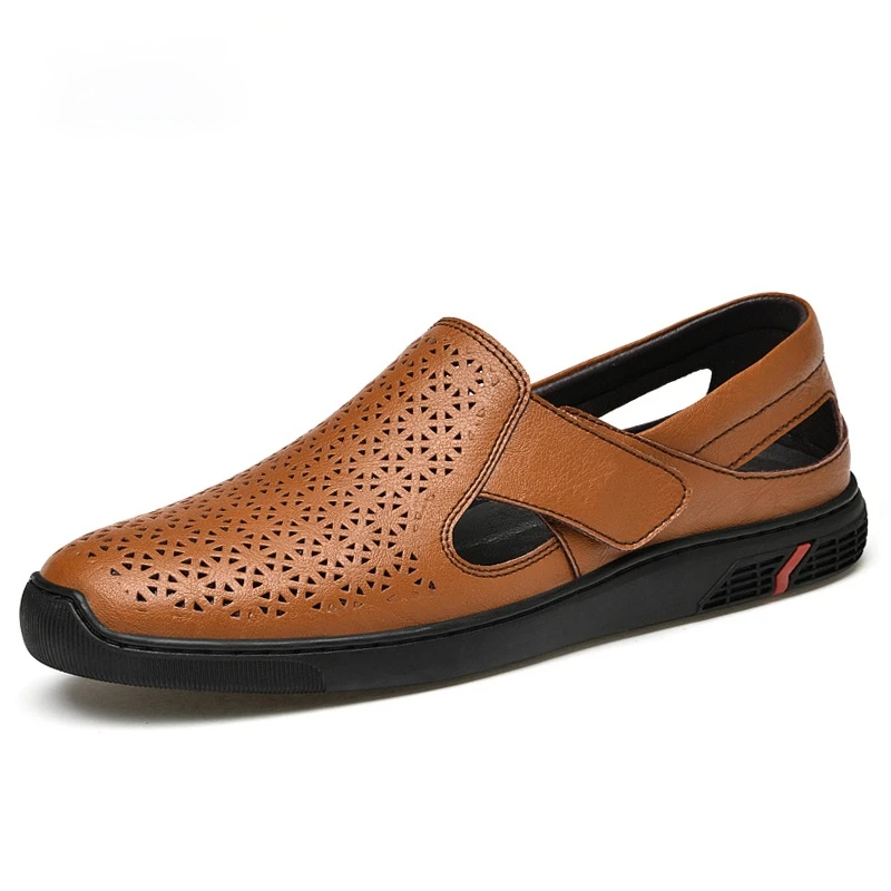 Man Casual Shoes Summer Hollow Breathable Loafers Outdoor Fashion Men Sandals Leather Driving Shoes Male Slides
Man Casual Shoes Summer Hollow Breathable Loafers Outdoor Fashion Men Sandals Leather Driving Shoes Male Slides