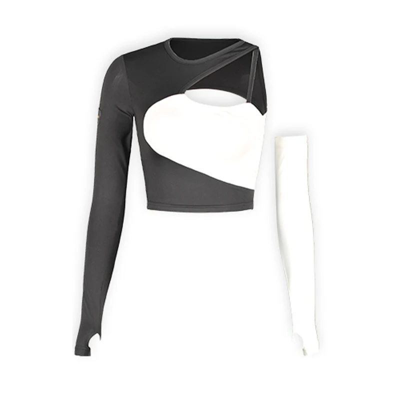 Latin Dance Short Tops Female Latin Dance Wear Color Contrast Samba Salsa Performance Costume Women Irregular Sexy Tops DNV14630
Latin Dance Short Tops Female Latin Dance Wear Color Contrast Samba Salsa Performance Costume Women Irregular Sexy Tops DNV14630