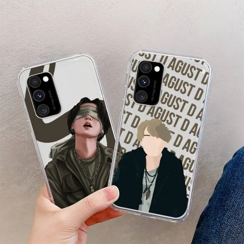 Agust D suga Phone Case Clear For Samsung A 51 50 71 70 S 21 Huawei P 40 30 honor 20 10 i OnePlus 9 8 7 t x Pro Lite Plus
Agust D suga Phone Case Clear For Samsung A 51 50 71 70 S 21 Huawei P 40 30 honor 20 10 i OnePlus 9 8 7 t x Pro Lite Plus