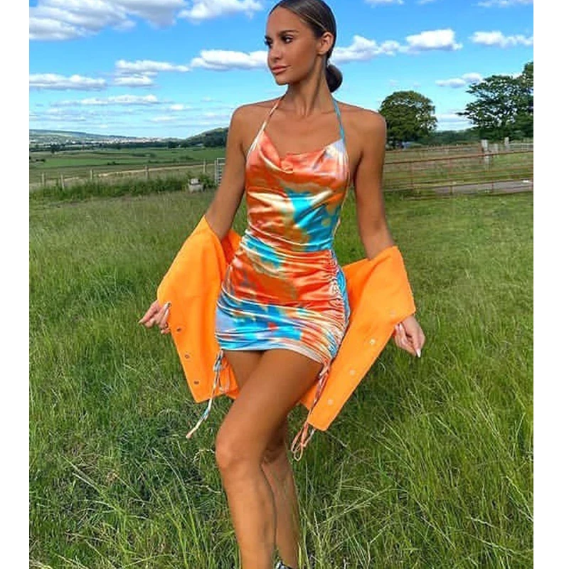 2021 Summer New Women's Dresses Slim Satin Fashion Tie Dye Skirt Handmade Sexy Woman Clothes Plus Size
2021 Summer New Women's Dresses Slim Satin Fashion Tie Dye Skirt Handmade Sexy Woman Clothes Plus Size