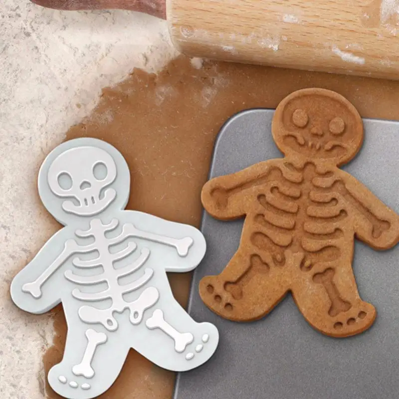 Biscuit Mold Gingerbread Man Shape Cookie Cutter Tools Food Grade DIY Skull Cookie Cutter Biscuit Mold Kitchen Pastry Mould
Biscuit Mold Gingerbread Man Shape Cookie Cutter Tools Food Grade DIY Skull Cookie Cutter Biscuit Mold Kitchen Pastry Mould