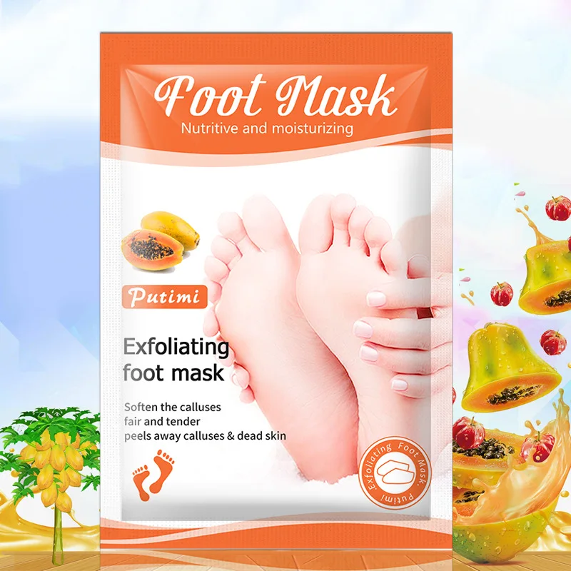 

1Pair Foot Mask Peeling Legs Feet Mask Exfoliating Socks Scrub for Pedicure Anti Crack Heel Remove Skin Foot calluses dead skin