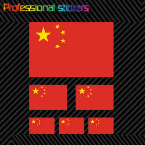 6 Pcs Assorted Chinese Flag Sticker Set Die Cut Decal China Stickers for Car, RV, Laptops, Motorcycles
6 Pcs Assorted Chinese Flag Sticker Set Die Cut Decal China Stickers for Car, RV, Laptops, Motorcycles