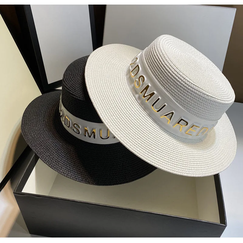 Flat top hat female straw hat three-dimensional letter flat top hat fashion flat brim fisherman hat tide
Flat top hat female straw hat three-dimensional letter flat top hat fashion flat brim fisherman hat tide