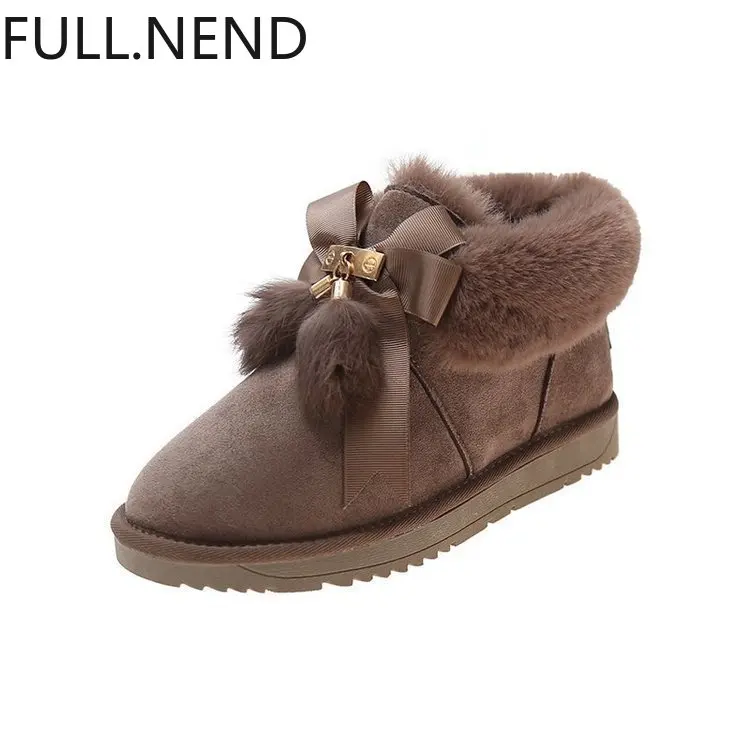 Women's Snow Boots, Winter Shoes, Warm, Leisure, Fur and Ankle, Women's Bow Tie, Non-slip Plush Suede Flat Shoes, Non-slip
Women's Snow Boots, Winter Shoes, Warm, Leisure, Fur and Ankle, Women's Bow Tie, Non-slip Plush Suede Flat Shoes, Non-slip