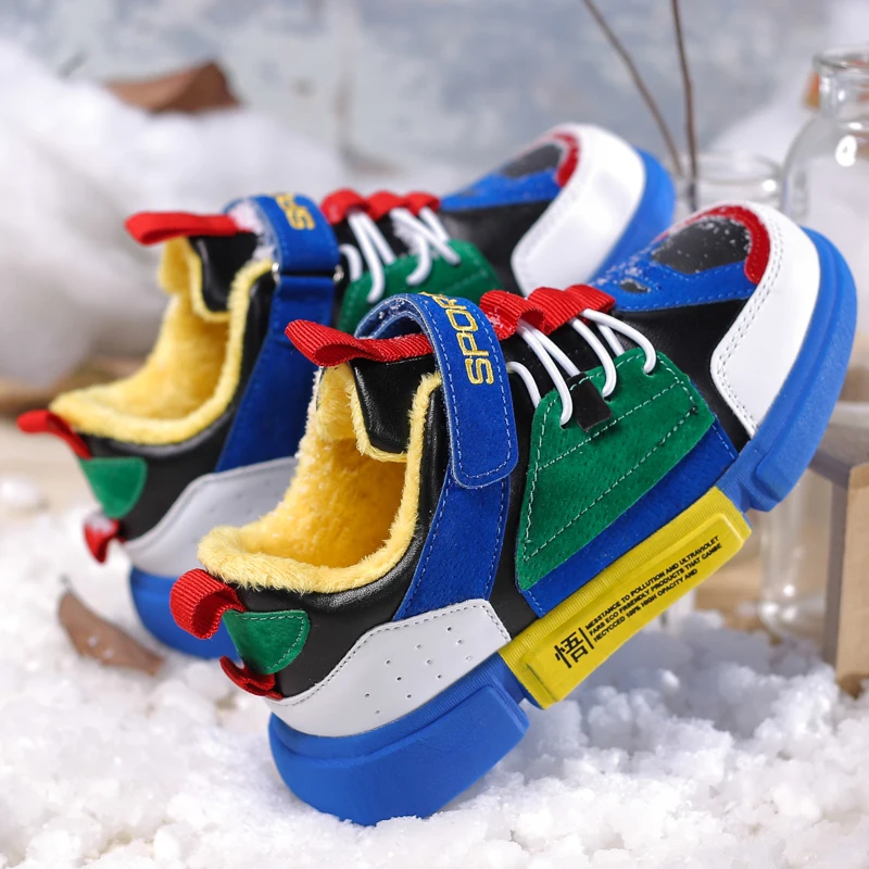 Winter Boys Sneakers Children Casual Shoes Girls Sneakers Kids Shoes Plush Lining Warm Running School Hook&Loop Fashoin 2020
Winter Boys Sneakers Children Casual Shoes Girls Sneakers Kids Shoes Plush Lining Warm Running School Hook&Loop Fashoin 2020