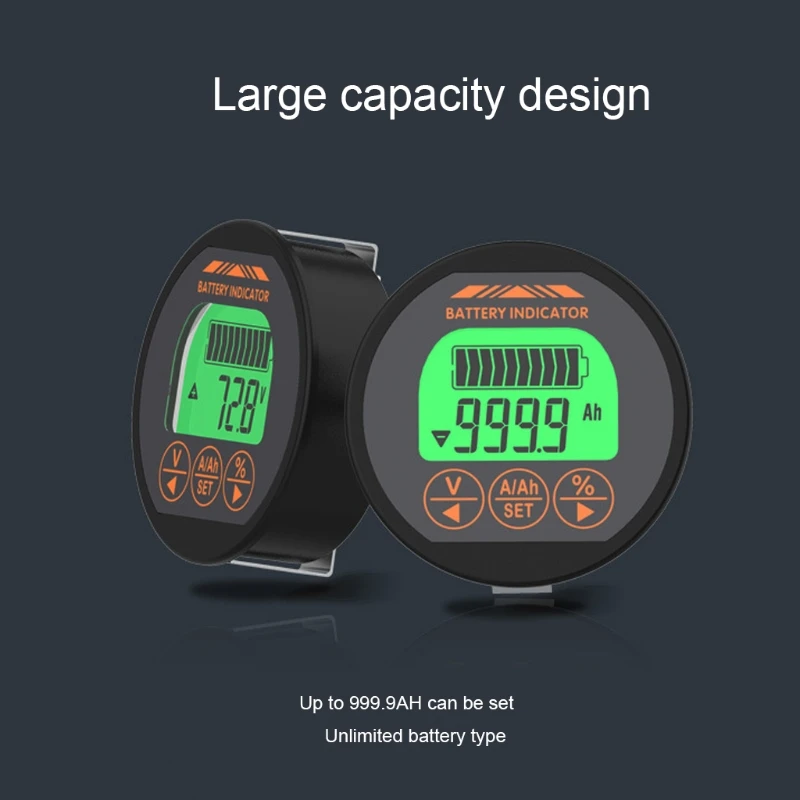 DC 8-80V 50A 100A 350A TR16 Coulomb Counter Meter Battery Capacity Indicator Ammeter Voltmeter Battery Tester
DC 8-80V 50A 100A 350A TR16 Coulomb Counter Meter Battery Capacity Indicator Ammeter Voltmeter Battery Tester