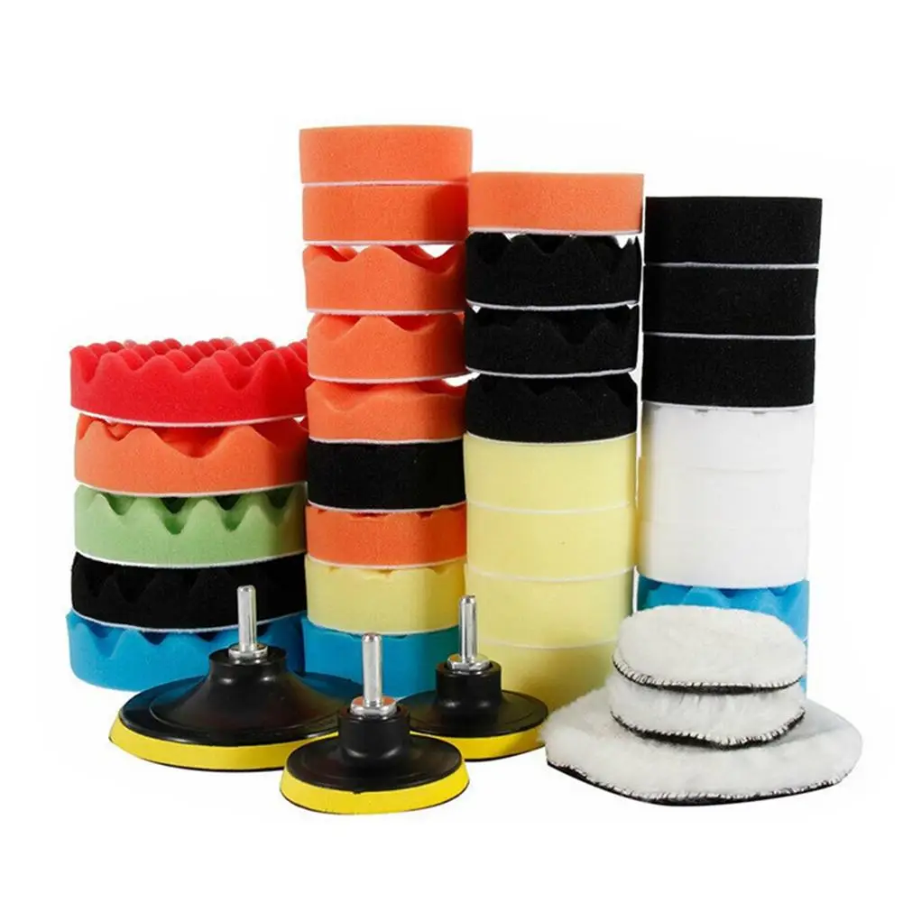 39pcs Car Polishing Sponge Pads Kit Foam Pad Buffer Kit Drill Wheel Polishing Machine Waxing Pads For Removes Scratches Car Care
39pcs Car Polishing Sponge Pads Kit Foam Pad Buffer Kit Drill Wheel Polishing Machine Waxing Pads For Removes Scratches Car Care