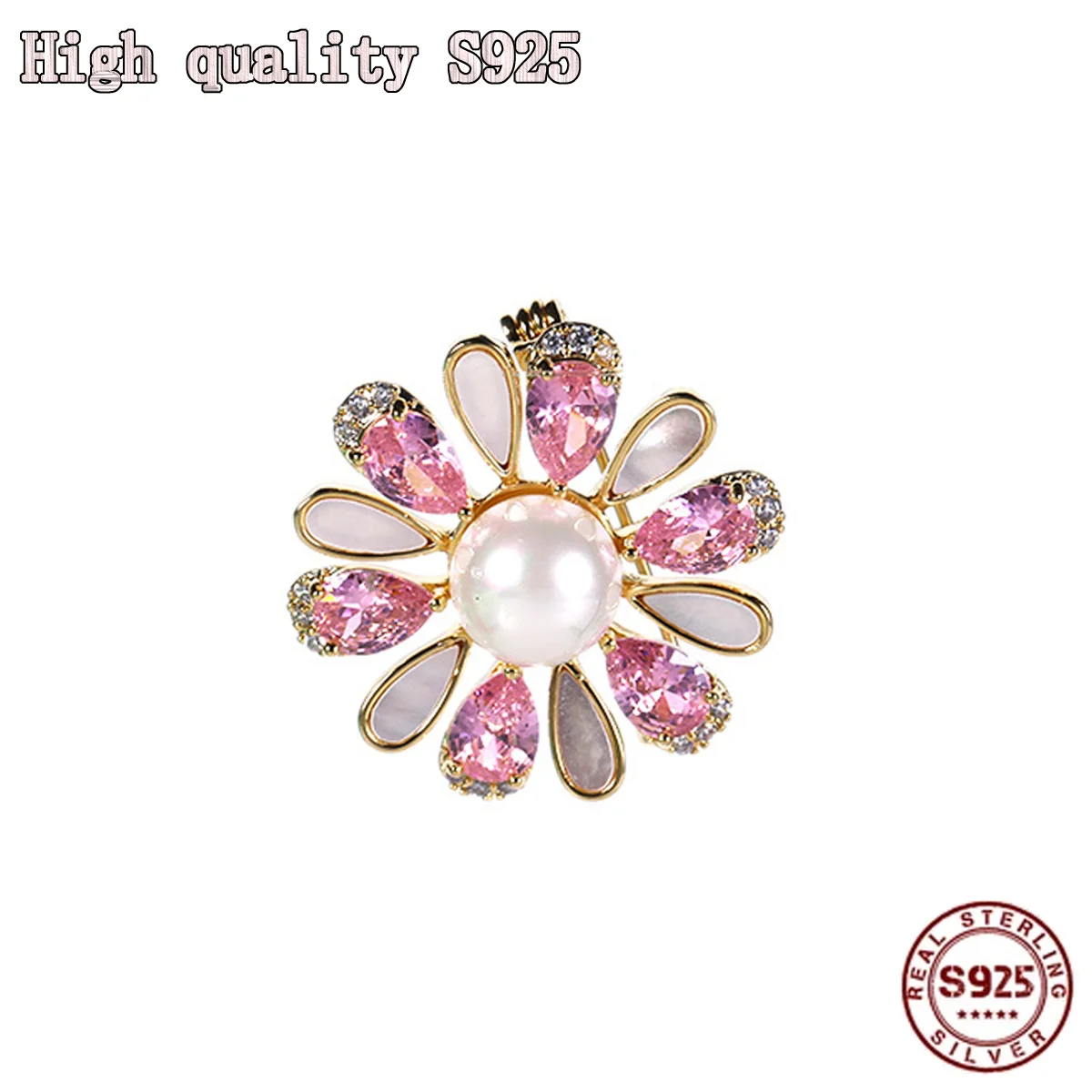 2021 Fashion Jewelry, High-Quality Pearl Zircon Inlay, Exquisite Flower Brooch, Charming Ball Accessories, Horse Sting
2021 Fashion Jewelry, High-Quality Pearl Zircon Inlay, Exquisite Flower Brooch, Charming Ball Accessories, Horse Sting