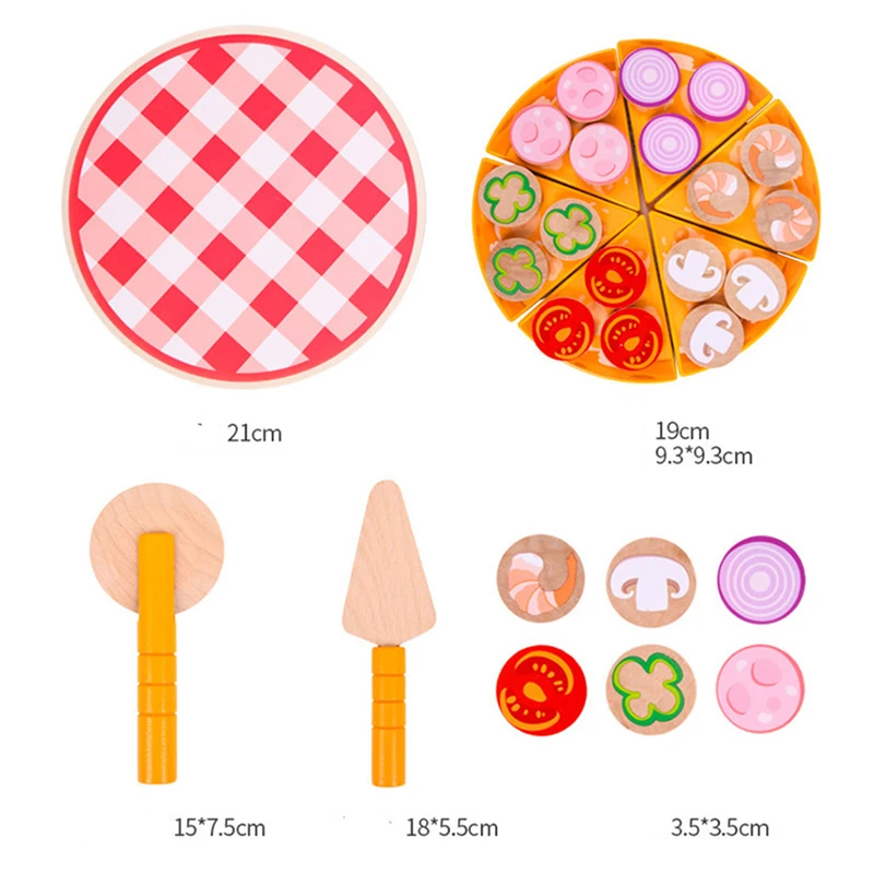 Wooden Simulation Pizza Children Kitchen Play House Pretend Cutting Toys DIY Educational Set Toy Gifts For Boys And Girls
Wooden Simulation Pizza Children Kitchen Play House Pretend Cutting Toys DIY Educational Set Toy Gifts For Boys And Girls