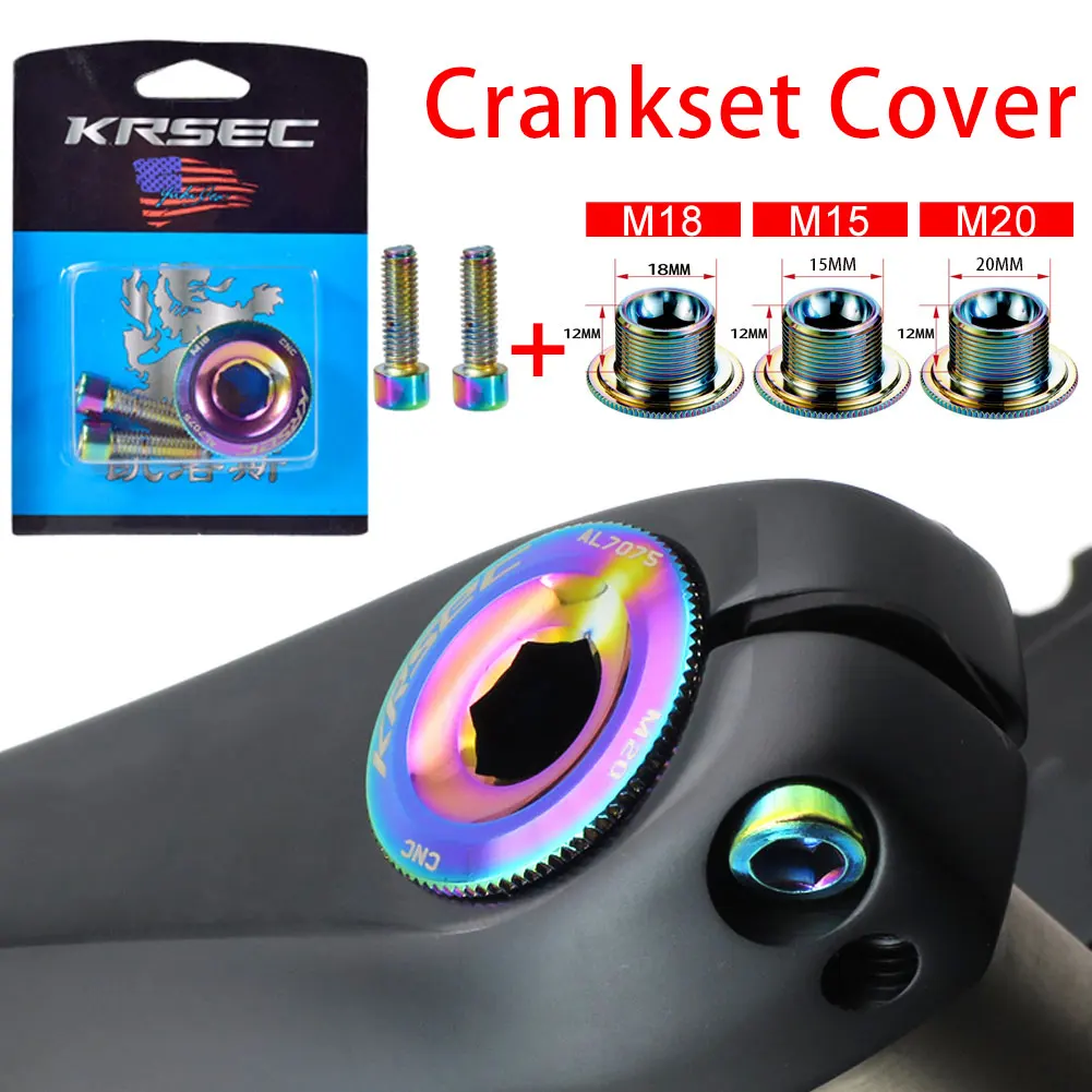 M15/M18/M20 Bicycle Crank Screws Crank Arm Fixing Bolt With Aluminum Alloy Cover Cap For FSA Prowheel Dropshipping
M15/M18/M20 Bicycle Crank Screws Crank Arm Fixing Bolt With Aluminum Alloy Cover Cap For FSA Prowheel Dropshipping
