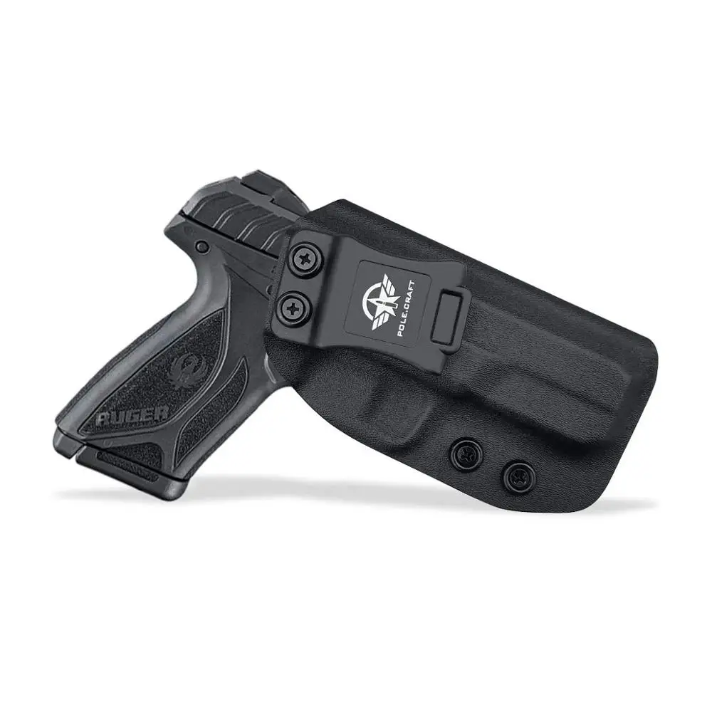 IWB Kydex Gun Holster For Ruger Security-9 Pistol Case Inside Waistband Concealed Carry - Cover Mag-Button - No Wear - No Jitter
IWB Kydex Gun Holster For Ruger Security-9 Pistol Case Inside Waistband Concealed Carry - Cover Mag-Button - No Wear - No Jitter