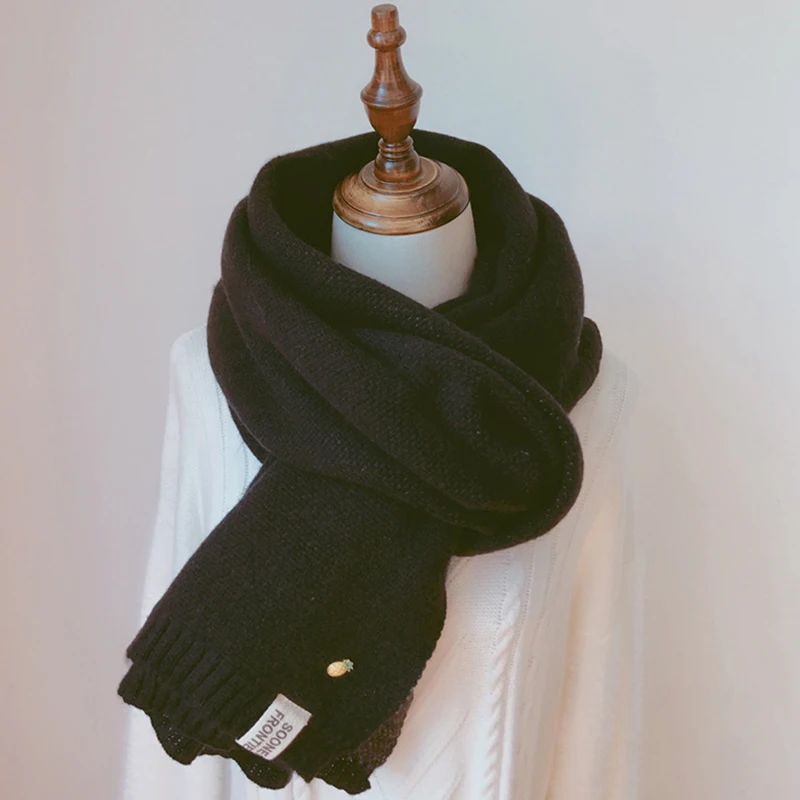 2021 Women Solid Cashmere Scarves Lady Winter Thicken Warm Soft Pashmina Shawls Wraps Pink Black Female Knitted Wool Long Scarf
2021 Women Solid Cashmere Scarves Lady Winter Thicken Warm Soft Pashmina Shawls Wraps Pink Black Female Knitted Wool Long Scarf