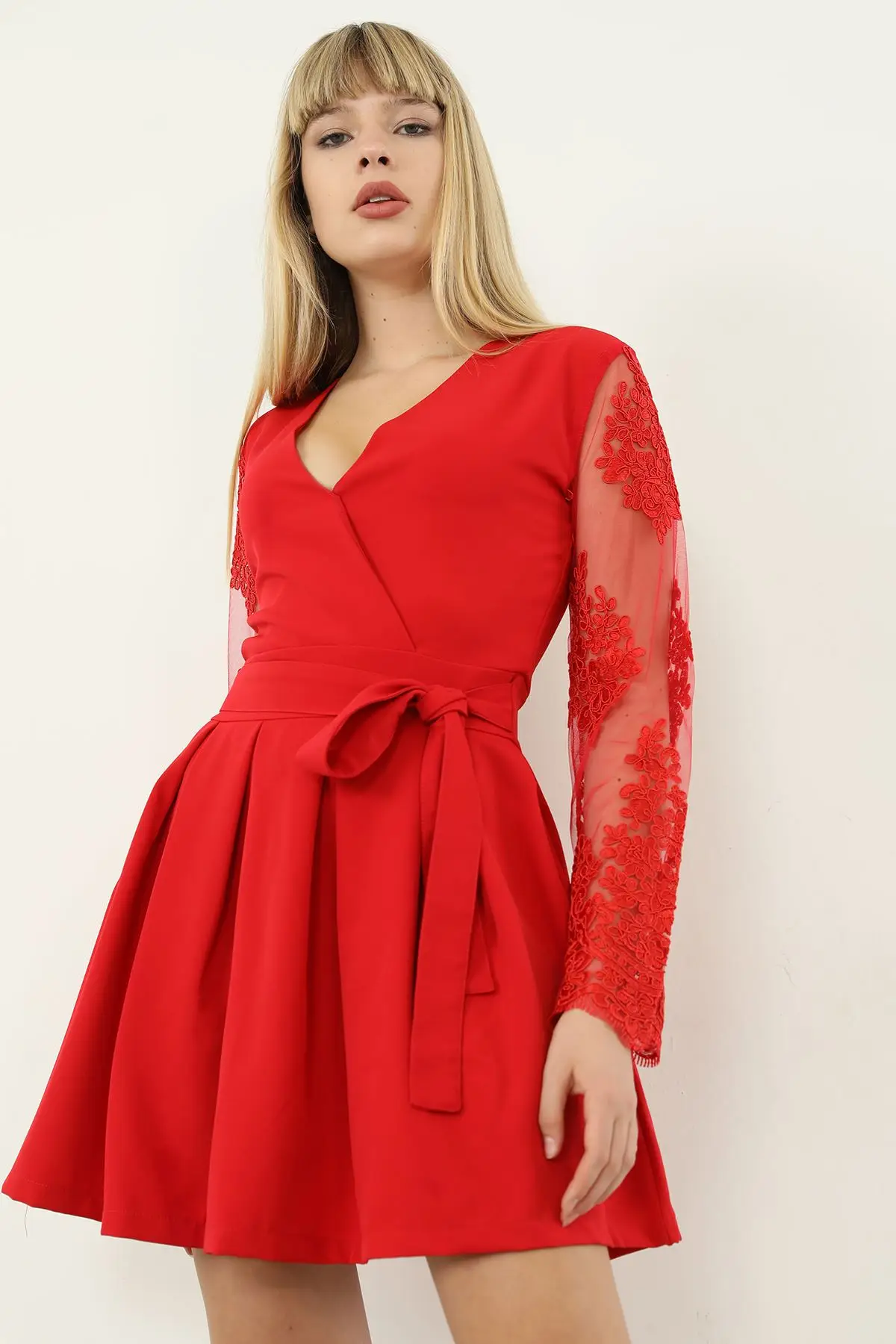 Lace Detail Belted Handle Women 'S Dress Top Blouse Dress Women Mini Dress Skirt Dress Elegant Sexy Party Beach Cut Out
Lace Detail Belted Handle Women 'S Dress Top Blouse Dress Women Mini Dress Skirt Dress Elegant Sexy Party Beach Cut Out
