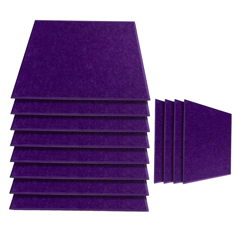 12Pack Acoustic Panels 12X12X0.4inch Ambient Noise Dampening Recording Studios Sound Proof Used in Home & Offices
12Pack Acoustic Panels 12X12X0.4inch Ambient Noise Dampening Recording Studios Sound Proof Used in Home & Offices