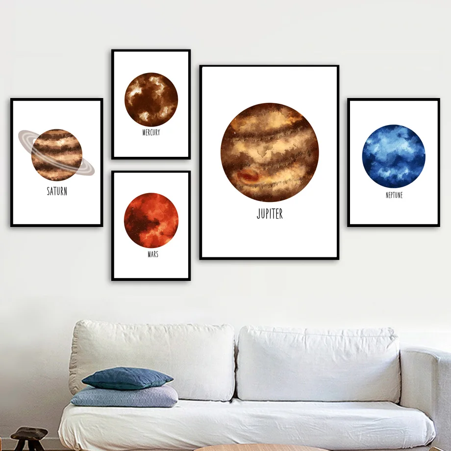 Solar System Planets Saturn Earth Moon Nordic Posters And Prints Wall Art Canvas Painting Cartoon Wall Pictures For Living Room
Solar System Planets Saturn Earth Moon Nordic Posters And Prints Wall Art Canvas Painting Cartoon Wall Pictures For Living Room