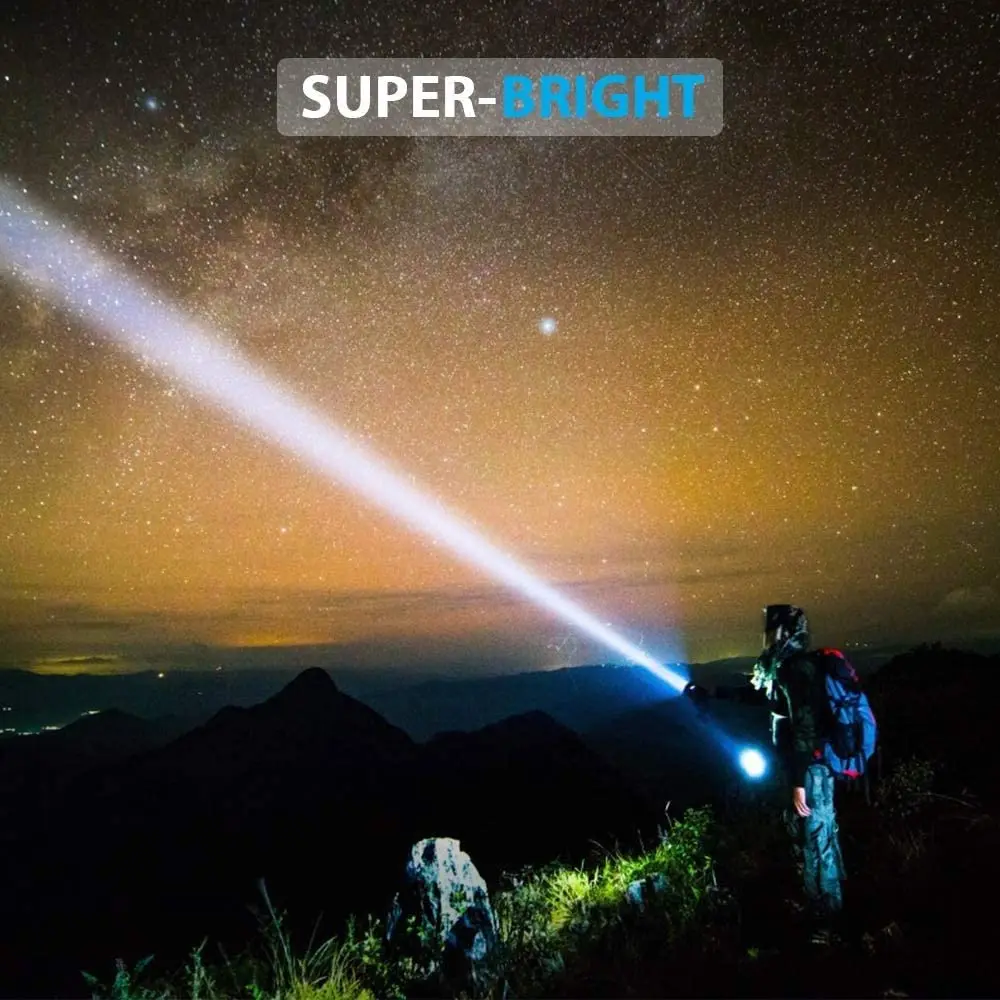 8000LM Super Bright LED Flashlight T6 / L2 / V6 LDE Zoomable Outdoor Bicycle Light USB Rechargeable Torch Waterproof Hand Light
8000LM Super Bright LED Flashlight T6 / L2 / V6 LDE Zoomable Outdoor Bicycle Light USB Rechargeable Torch Waterproof Hand Light