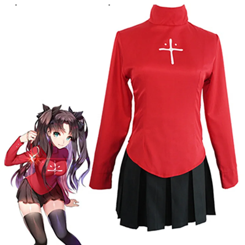 Аниме Fate/Stay Night Rin Tohsaka Косплей Костюм Униформа Хэллоуин Карнавал Полный комплект вечернее женское платье
Аниме Fate/Stay Night Rin Tohsaka Косплей Костюм Униформа Хэллоуин Карнавал Полный комплект вечернее женское платье