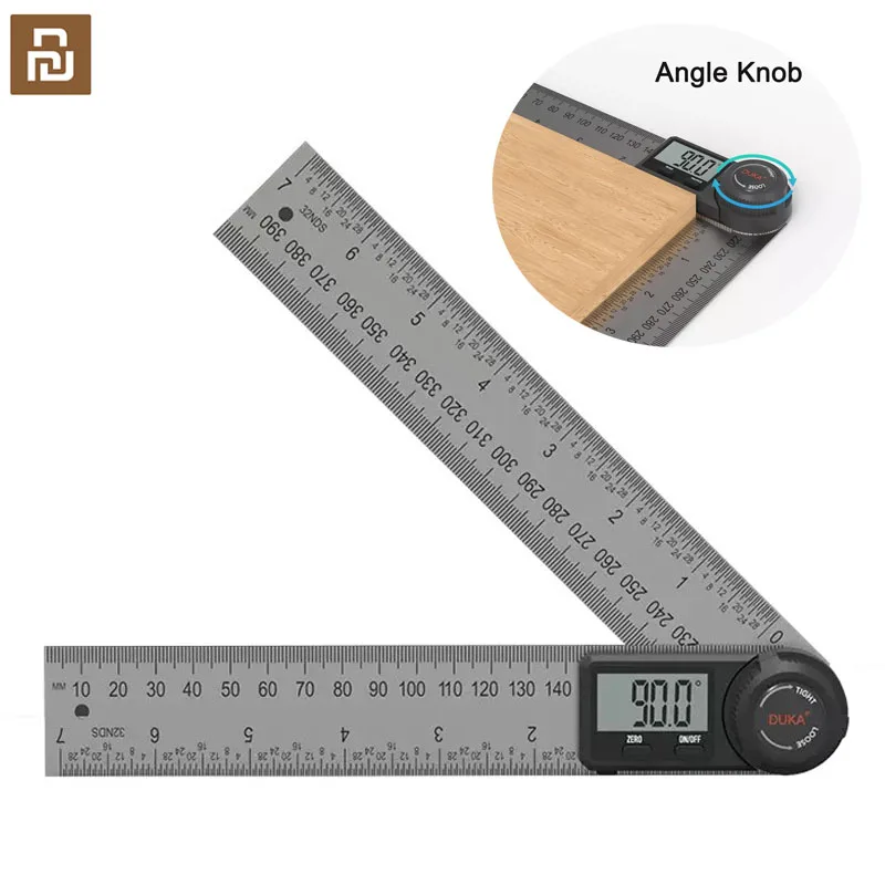 Duka Multifunctional Digital Angle Ruler LED Display 360 Degree Goniometer Stainless Steel Precision Measurement Angle Finder
Duka Multifunctional Digital Angle Ruler LED Display 360 Degree Goniometer Stainless Steel Precision Measurement Angle Finder