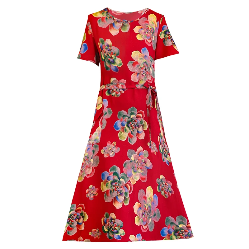 Plus Size Womens Long Dress Summer O-Neck Boho Belted Mid-Calf Dress Casual Party Dress Ladies Bohemian Beach Holiday Sundress
Plus Size Womens Long Dress Summer O-Neck Boho Belted Mid-Calf Dress Casual Party Dress Ladies Bohemian Beach Holiday Sundress