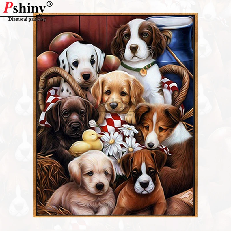 Алмазная 5d картина Pshiny с изображением милой собаки, семейный набор для вышивки крестиком, полная круглая вышивка, новинка 2020, алмазная вышив...
Алмазная 5d картина Pshiny с изображением милой собаки, семейный набор для вышивки крестиком, полная круглая вышивка, новинка 2020, алмазная вышив...