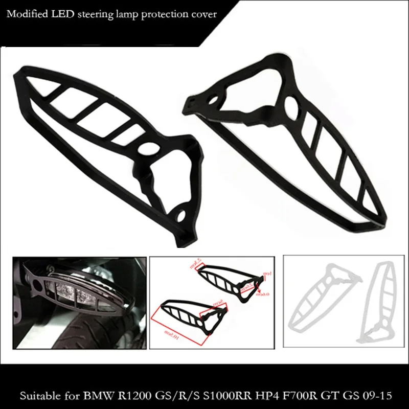 2Pcs Motorcycle LED Steering Lamp Cover Black/Silver Front/Rear Turning Signals Protection Cover for BMW R1200GS/R/S LC 2009-15
2Pcs Motorcycle LED Steering Lamp Cover Black/Silver Front/Rear Turning Signals Protection Cover for BMW R1200GS/R/S LC 2009-15