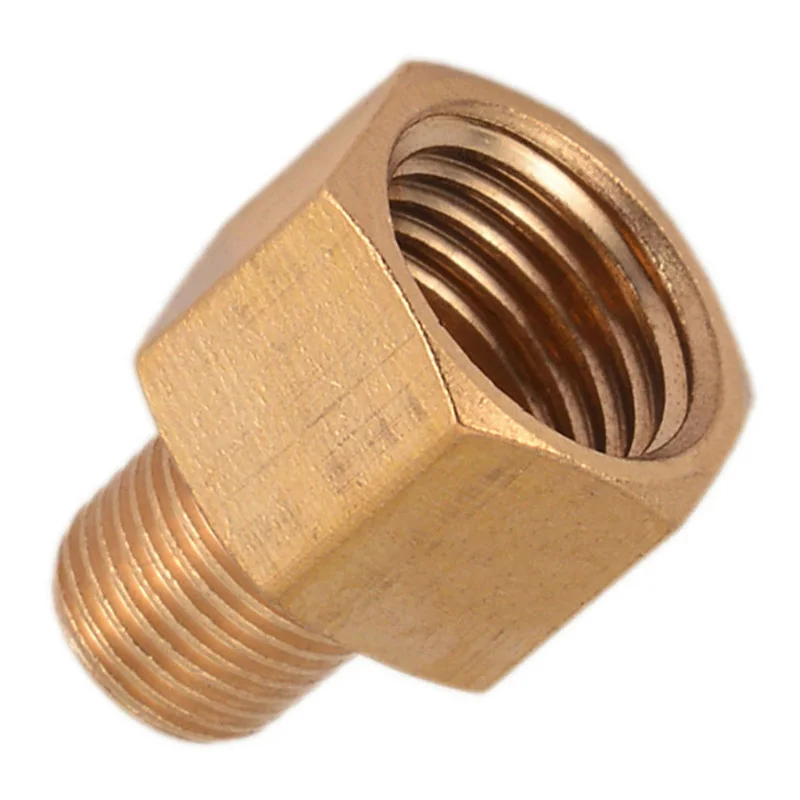Brass BSP-NPT Adapter 1/8" Male BSPT To 1/4" Female NPT Brass Pipe Fitting Tool Adapter For Pressure Gauge Air Gas Fuel Water
Brass BSP-NPT Adapter 1/8" Male BSPT To 1/4" Female NPT Brass Pipe Fitting Tool Adapter For Pressure Gauge Air Gas Fuel Water