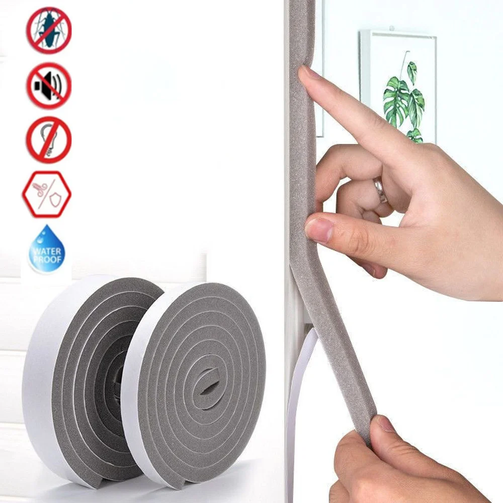 4M Self-Adhesive Sponge Foam Tape Door Window Sealing Strip Soundproof Acoustic Foam Seal Tape Weather Stripping Gap Filler
4M Self-Adhesive Sponge Foam Tape Door Window Sealing Strip Soundproof Acoustic Foam Seal Tape Weather Stripping Gap Filler