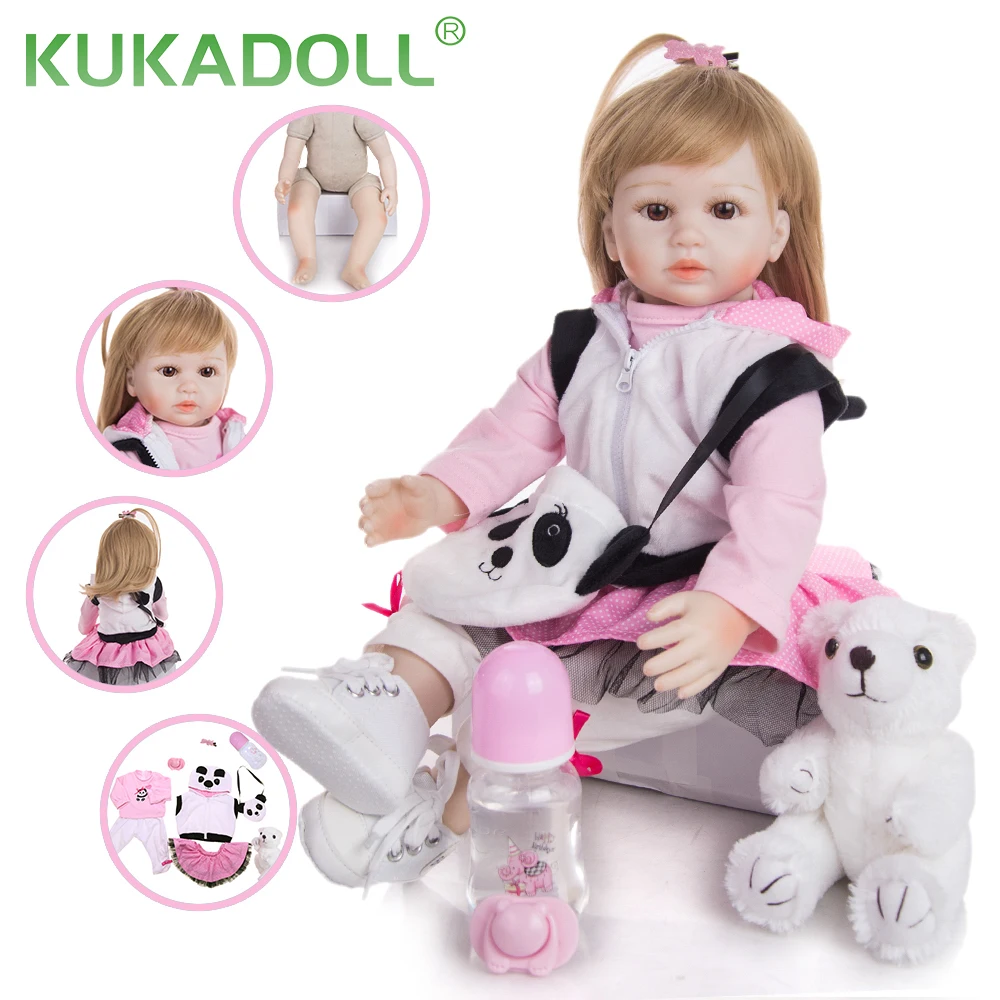 KUKADOLL 19 Inch 48 CM Reborn Baby Doll Cloth Body Stuffed Princess Girl Doll Baby Toy For Kids Birthday Gifts Early Education
KUKADOLL 19 Inch 48 CM Reborn Baby Doll Cloth Body Stuffed Princess Girl Doll Baby Toy For Kids Birthday Gifts Early Education