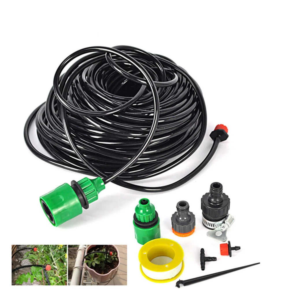 25M Garden Irrigation Drip System 30-Dripper Plant Watering System DIY for Garden Landscape Flower Bed Patio Plants
25M Garden Irrigation Drip System 30-Dripper Plant Watering System DIY for Garden Landscape Flower Bed Patio Plants