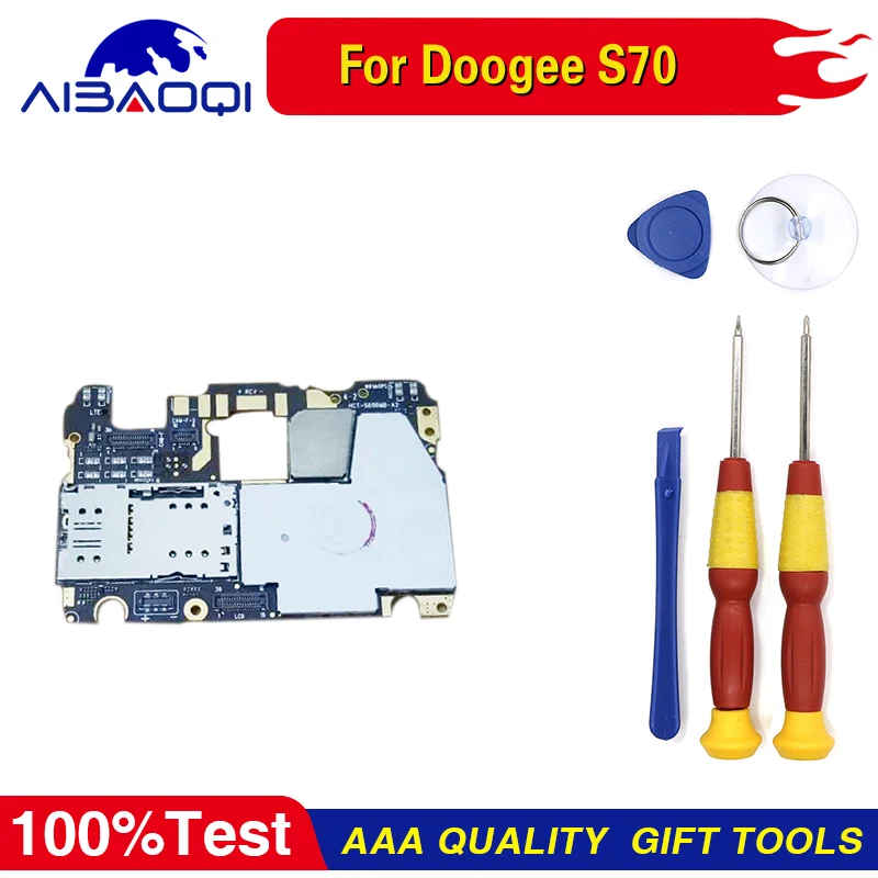 Mainboard 6G+64G ROM Motherboard Flex Cable Board for Doogee S70 Android 8.1 5.99'' FHD Phone Replacement Parts Free Tools
Mainboard 6G+64G ROM Motherboard Flex Cable Board for Doogee S70 Android 8.1 5.99'' FHD Phone Replacement Parts Free Tools