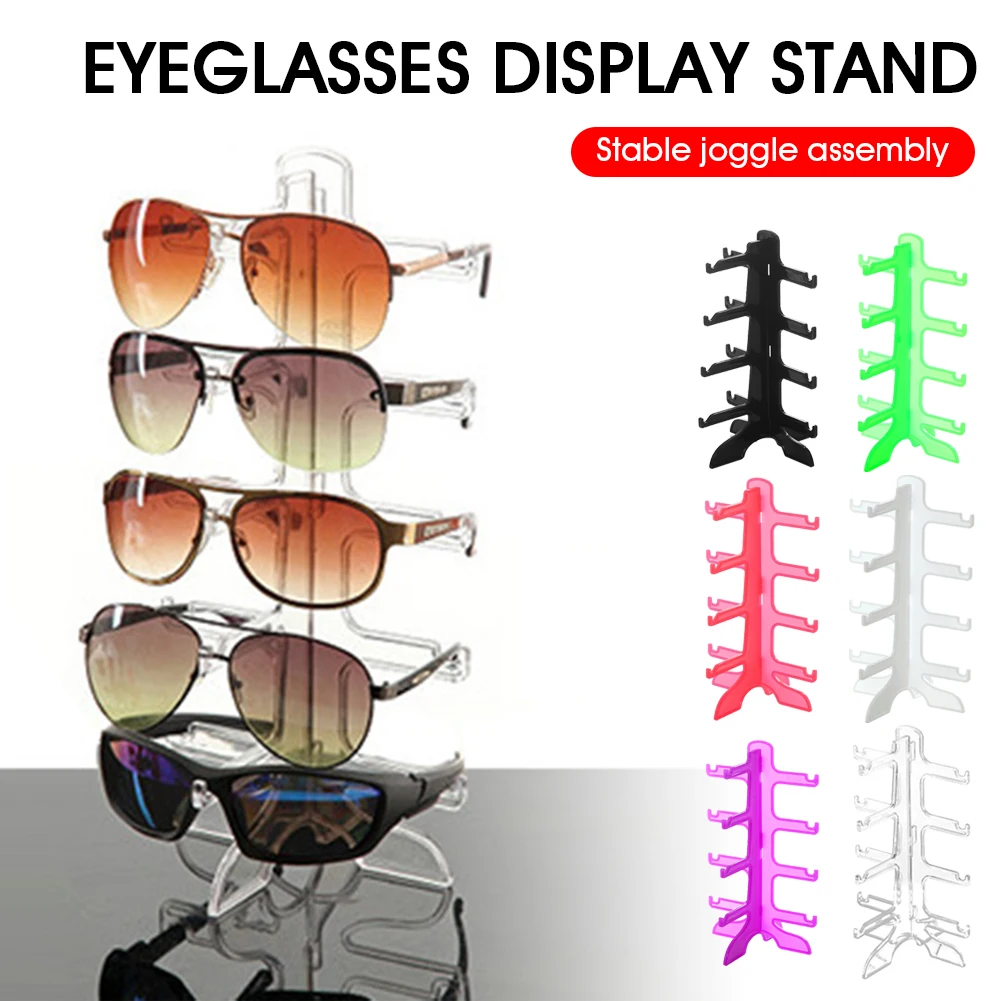 Sunglasses Rack Plastic Eyeglasses Display Stand 4 Pairs Eyewear Organizer Glasses Shelf Holds Home Storage Space Saving Shelf
Sunglasses Rack Plastic Eyeglasses Display Stand 4 Pairs Eyewear Organizer Glasses Shelf Holds Home Storage Space Saving Shelf