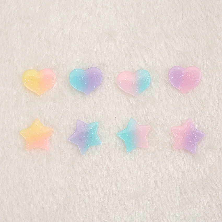 24Pcs/Lot Flatback Resin Heart Star Charms Pendants Earrings Jewelry Diy Making Scrapbooking Embellishmen Accessories
24Pcs/Lot Flatback Resin Heart Star Charms Pendants Earrings Jewelry Diy Making Scrapbooking Embellishmen Accessories