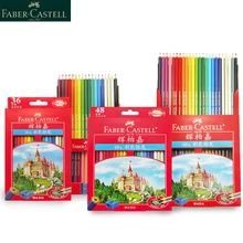 Faber Castell 36/48/72 Color Pencil Set School Professional Oil Sketch Drawing Pencils Rainbow Colors Stationery Art Supplies