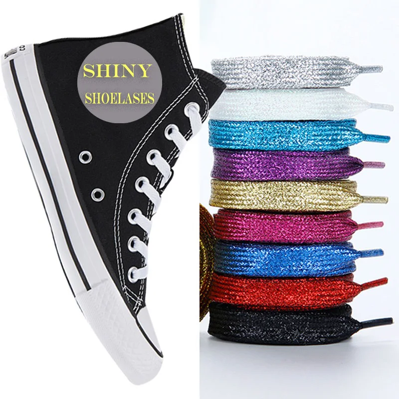 Shiny Gold Shoelaces1Pair Flat Shoelaces Head Laces Purple Shoelaces Strings 120cm Metallic Glitter Sports Running Shoe Lacing
Shiny Gold Shoelaces1Pair Flat Shoelaces Head Laces Purple Shoelaces Strings 120cm Metallic Glitter Sports Running Shoe Lacing