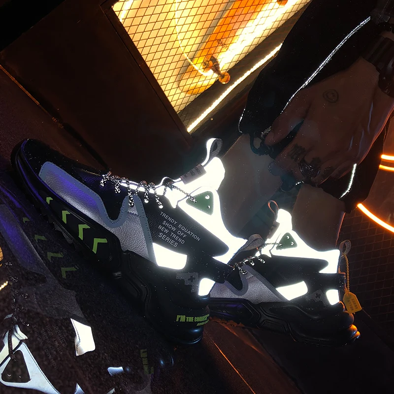 High Quality Men's Sneakers Breathable Casual Shoes Hard-wearing Trendy Reflective Off white Shoes Zapatillas Hombre Scarpe Uomo
High Quality Men's Sneakers Breathable Casual Shoes Hard-wearing Trendy Reflective Off white Shoes Zapatillas Hombre Scarpe Uomo