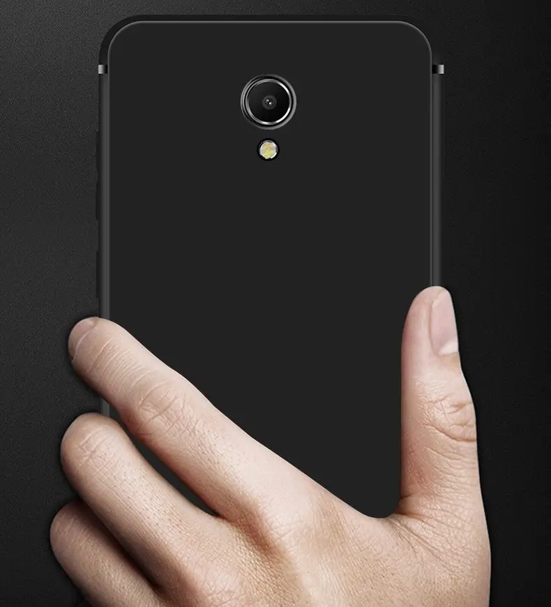 Для Meizu M5 чехол M5s Мягкая силиконовая задняя крышка из ТПУ черная накладка на