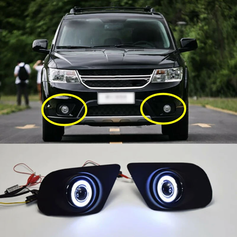 Car LED DRL Daytime Running Light Fog Lamp Angel Eyes Kit for Dodge Journey 2015-2017
Car LED DRL Daytime Running Light Fog Lamp Angel Eyes Kit for Dodge Journey 2015-2017