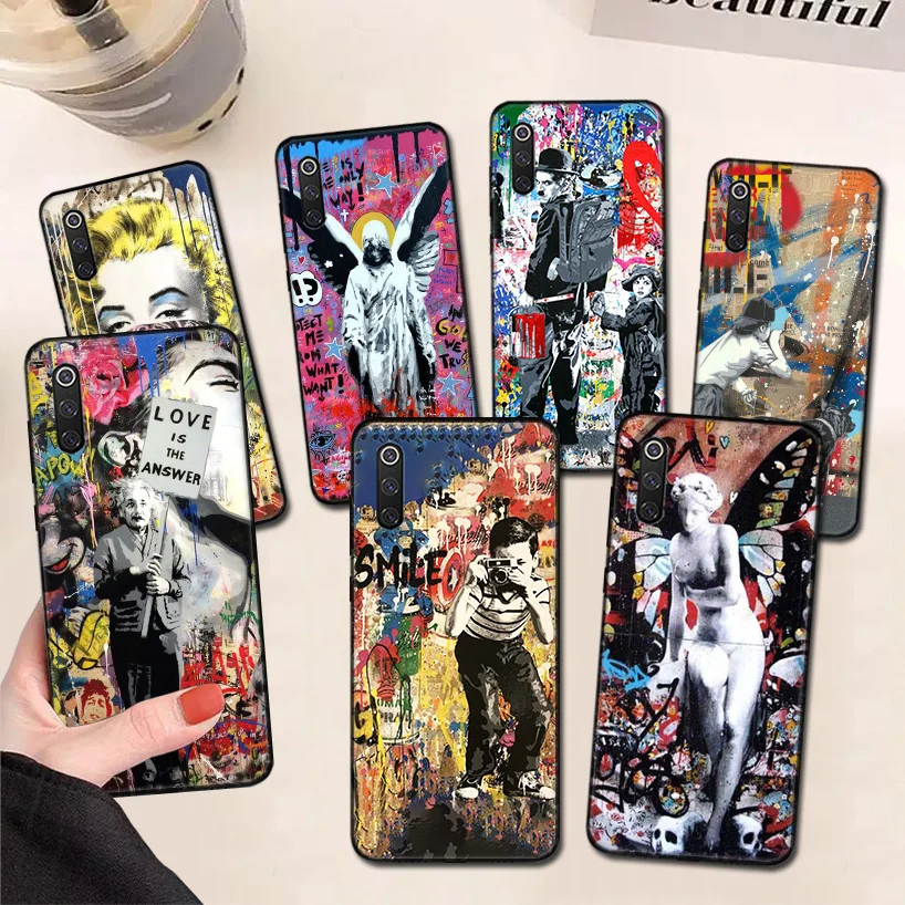 Banksy Graffiti Art Silicone Case Coque For Xiaomi Redmi Note 10 Pro 10S 9S 9 8T 8 8A 9A 9C 7 7A 6 6A 5 S2 Phone Shell Cover Fun
Banksy Graffiti Art Silicone Case Coque For Xiaomi Redmi Note 10 Pro 10S 9S 9 8T 8 8A 9A 9C 7 7A 6 6A 5 S2 Phone Shell Cover Fun