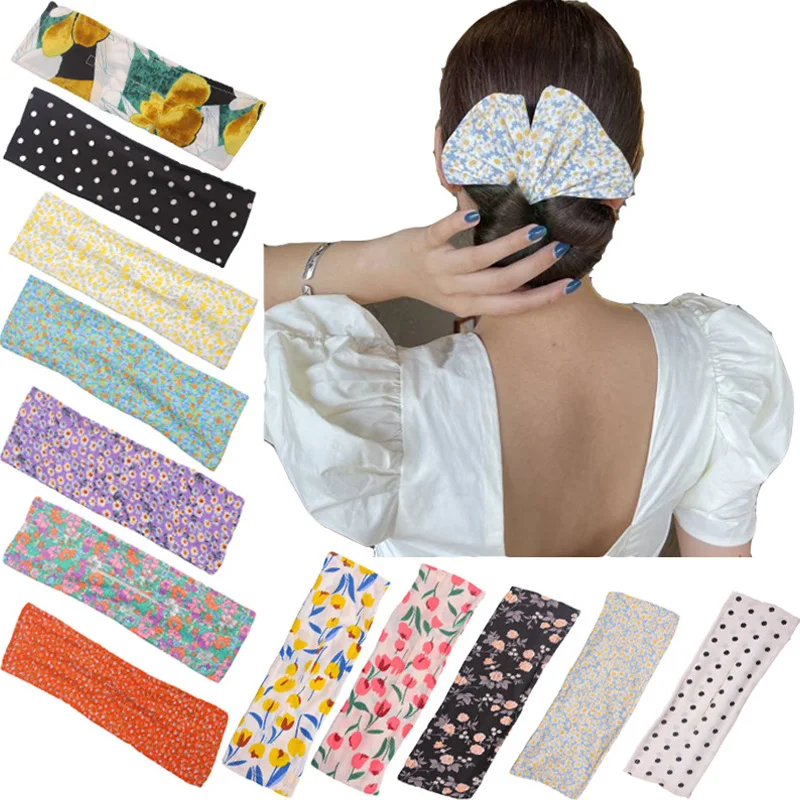 Multicolor Deft Bun Print Headband Hairpin for Women Girl Cloth Hair Circle Bun Maker Ponytail Holder Hair Accessories
Multicolor Deft Bun Print Headband Hairpin for Women Girl Cloth Hair Circle Bun Maker Ponytail Holder Hair Accessories