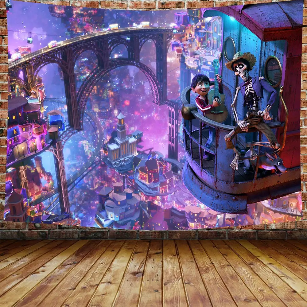 Cartoon City Night Scene Tapestry Skull and Movie Anime Theme Background Music Dream Custom
Cartoon City Night Scene Tapestry Skull and Movie Anime Theme Background Music Dream Custom
