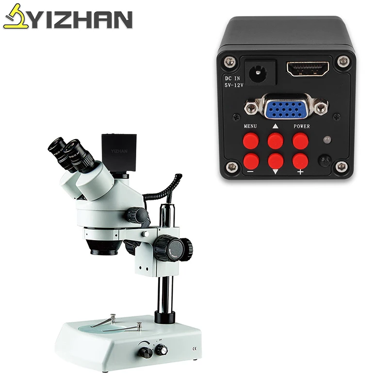 HD 13MP VGA HDMI Laboratory Biological Stereo Industrial Electronic Digital Microscope Camera For Phone CPU PCB Repair YIZHAN
HD 13MP VGA HDMI Laboratory Biological Stereo Industrial Electronic Digital Microscope Camera For Phone CPU PCB Repair YIZHAN