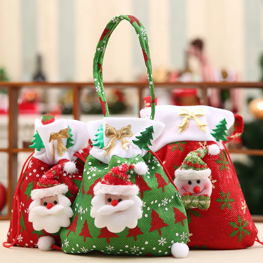 Santa Gift Bag Candy Bag Snowflake Crisp Drawstring Bag Merry Christmas Decorations For Home New Year 2021 Noel Presents
Santa Gift Bag Candy Bag Snowflake Crisp Drawstring Bag Merry Christmas Decorations For Home New Year 2021 Noel Presents