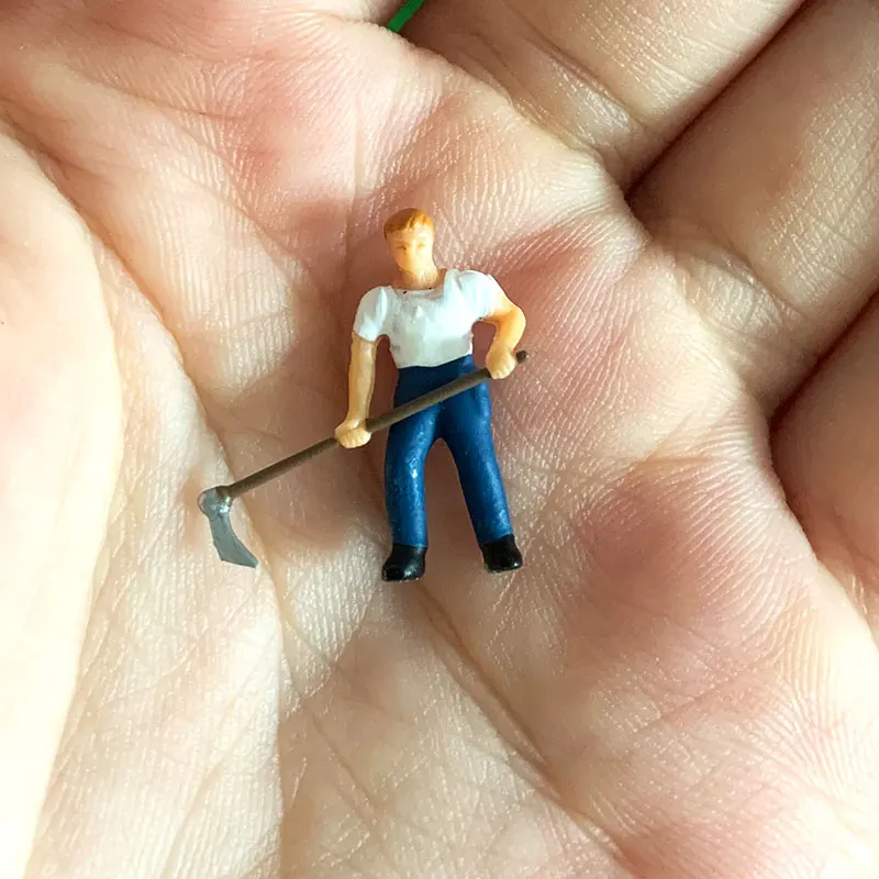 1/87 HO Scale Model Figure set farmers landscape model train railway layout scenery DIY miniature dioramas display
1/87 HO Scale Model Figure set farmers landscape model train railway layout scenery DIY miniature dioramas display