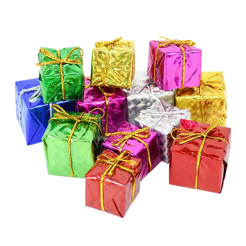 36PCS/LOT Small Gift Box Xmas Tree Hanging Pendants Ornaments Party Supplies New-Year Decorations 2021 Navidad Natal Gifts
36PCS/LOT Small Gift Box Xmas Tree Hanging Pendants Ornaments Party Supplies New-Year Decorations 2021 Navidad Natal Gifts