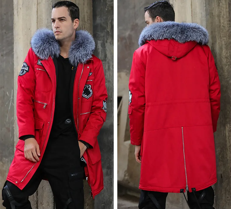 Mens Leather Jacket Winter Faction Overcomes Men Women's Rabbit Fur Liner Detachable Silver Fox Collar Cotton Coat Windbreaker
Mens Leather Jacket Winter Faction Overcomes Men Women's Rabbit Fur Liner Detachable Silver Fox Collar Cotton Coat Windbreaker